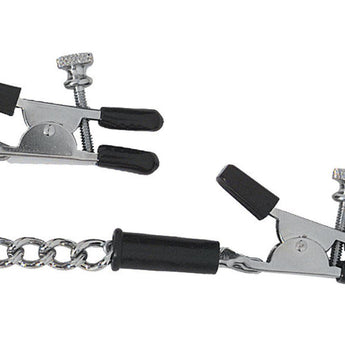 Alligator Tip Clamp with Jewel Chain - Passionfruit