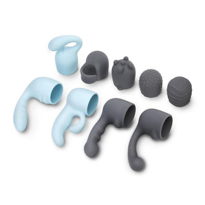 Le Wand Large Weighted Silicone Attachments: Various Styles - Passionfruit