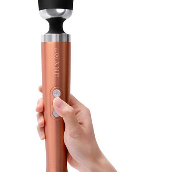 Rechargeable Die Cast Massager: Rose Gold - Passionfruit
