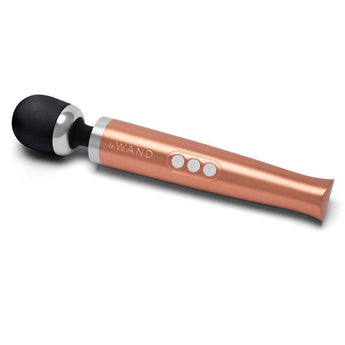 Rechargeable Die Cast Massager: Rose Gold - Passionfruit