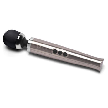 Rechargeable Die Cast Massager: Silver - Passionfruit