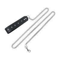 Chain Leash - Studded Handle: Spartacus - Passionfruit