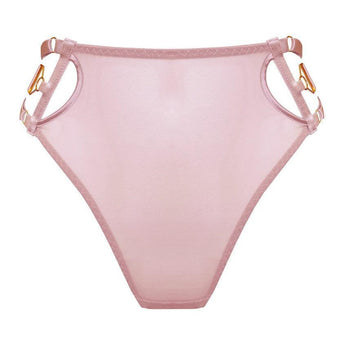 Kora High Waist Thong; Rose - Bordelle - Passionfruit