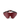 Wine Red Leather Blindfold with Rose Gold Buckle
