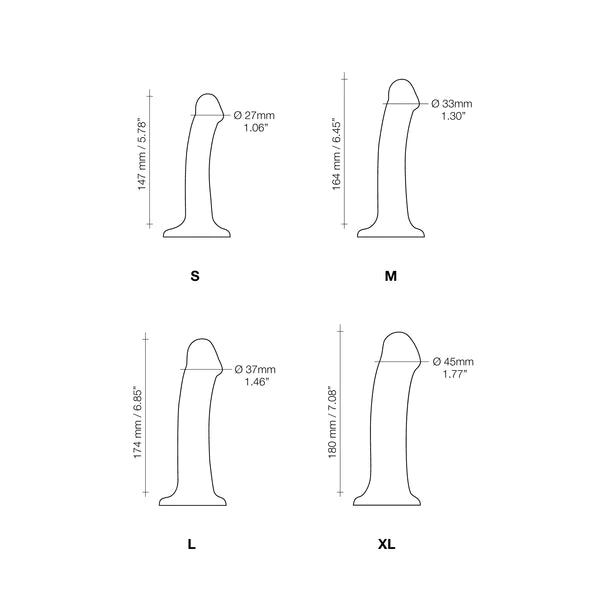 Dual Density Dildo: various sizes