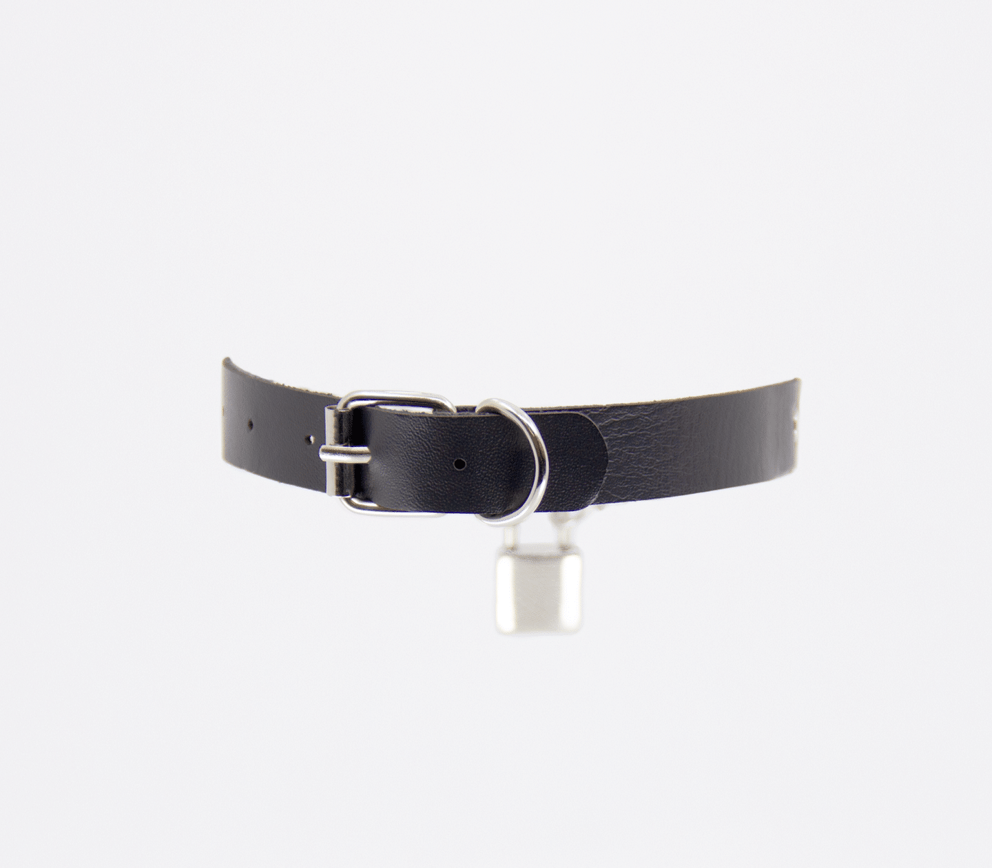 Vegan Locking Bondage Collar