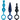 Butties Beaded Bundle 3-Piece Anal Plug Set