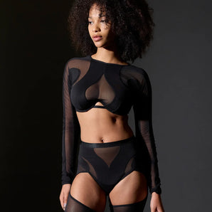 Psyche Thong with Garter