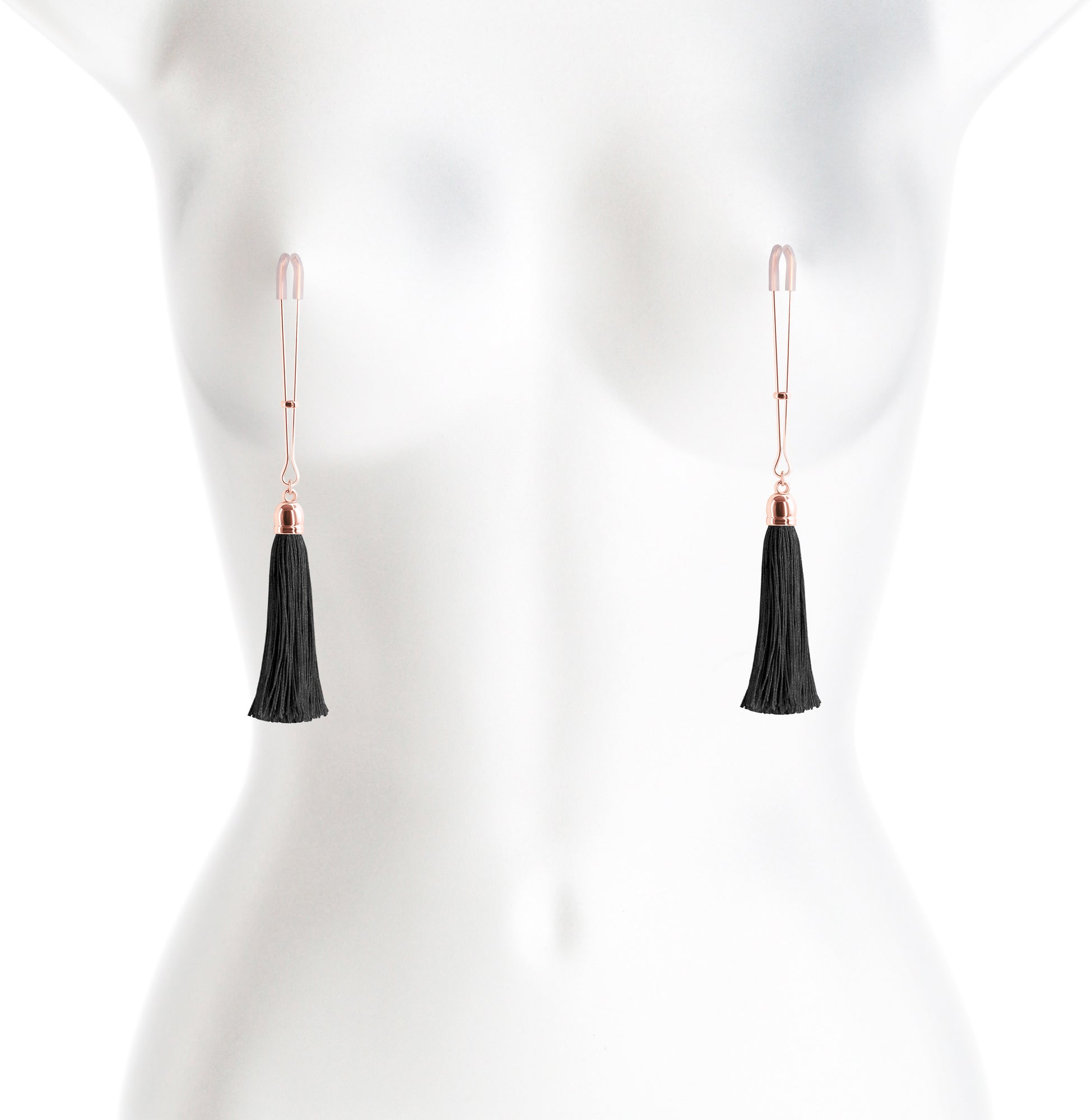 Bound Adjustable Nipple Clamps with Tassle