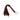 Metallic Shade Burgundy Vegan Flogger