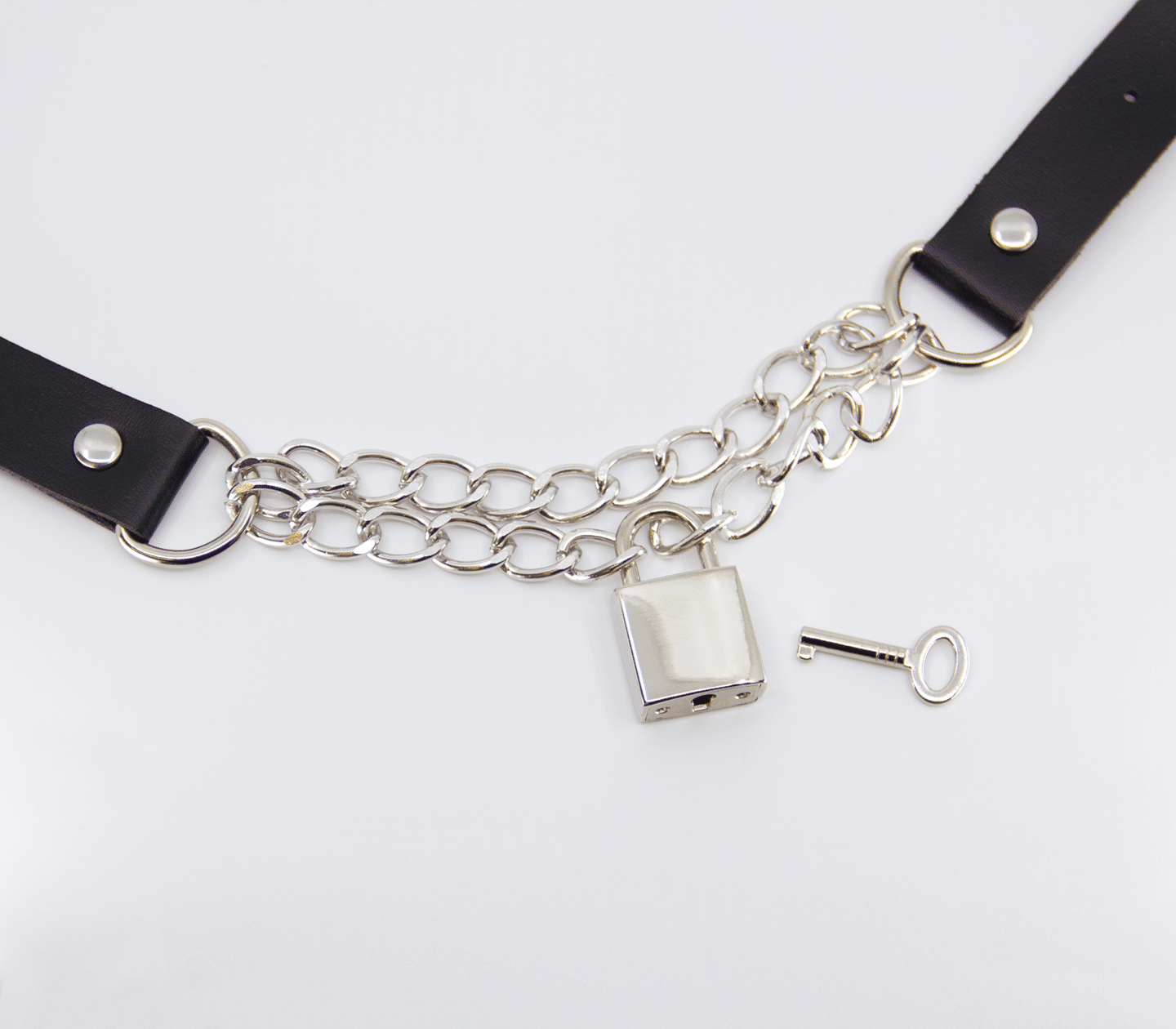 Vegan Locking Bondage Collar