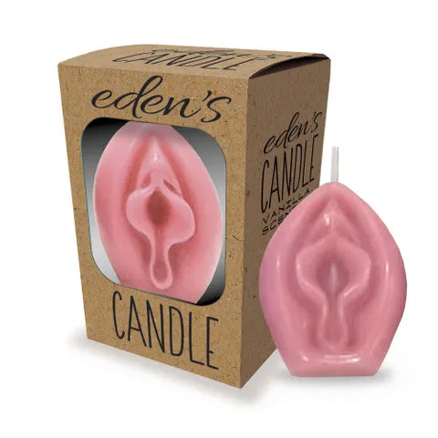 Eden's Vanilla Cunt Candles in Pink
