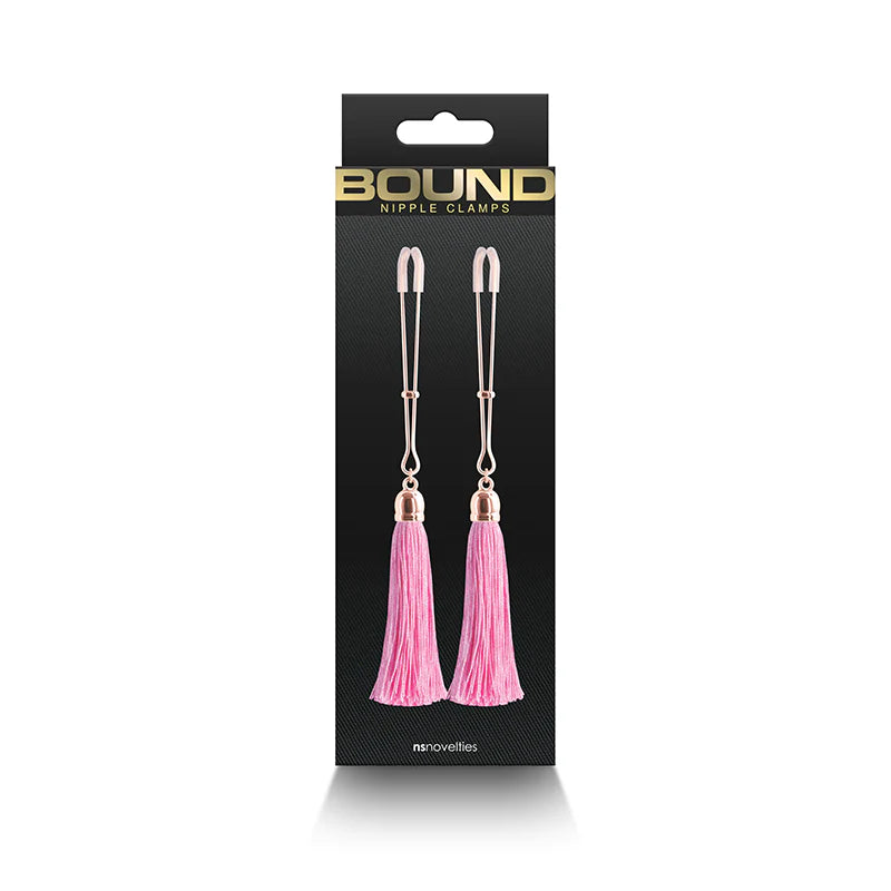 Bound Adjustable Nipple Clamps with Tassle