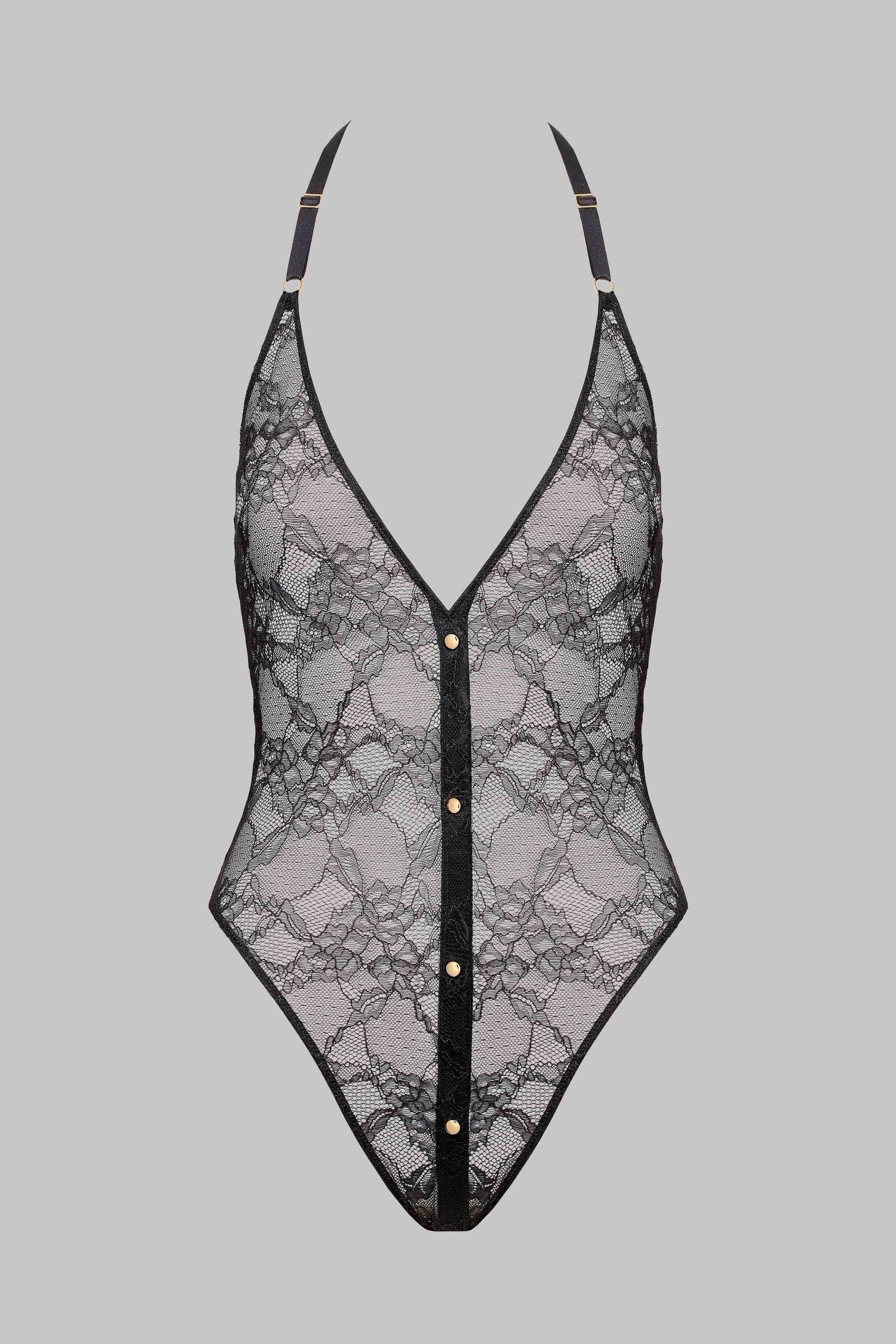 Button Up Bodysuit - Maison Close