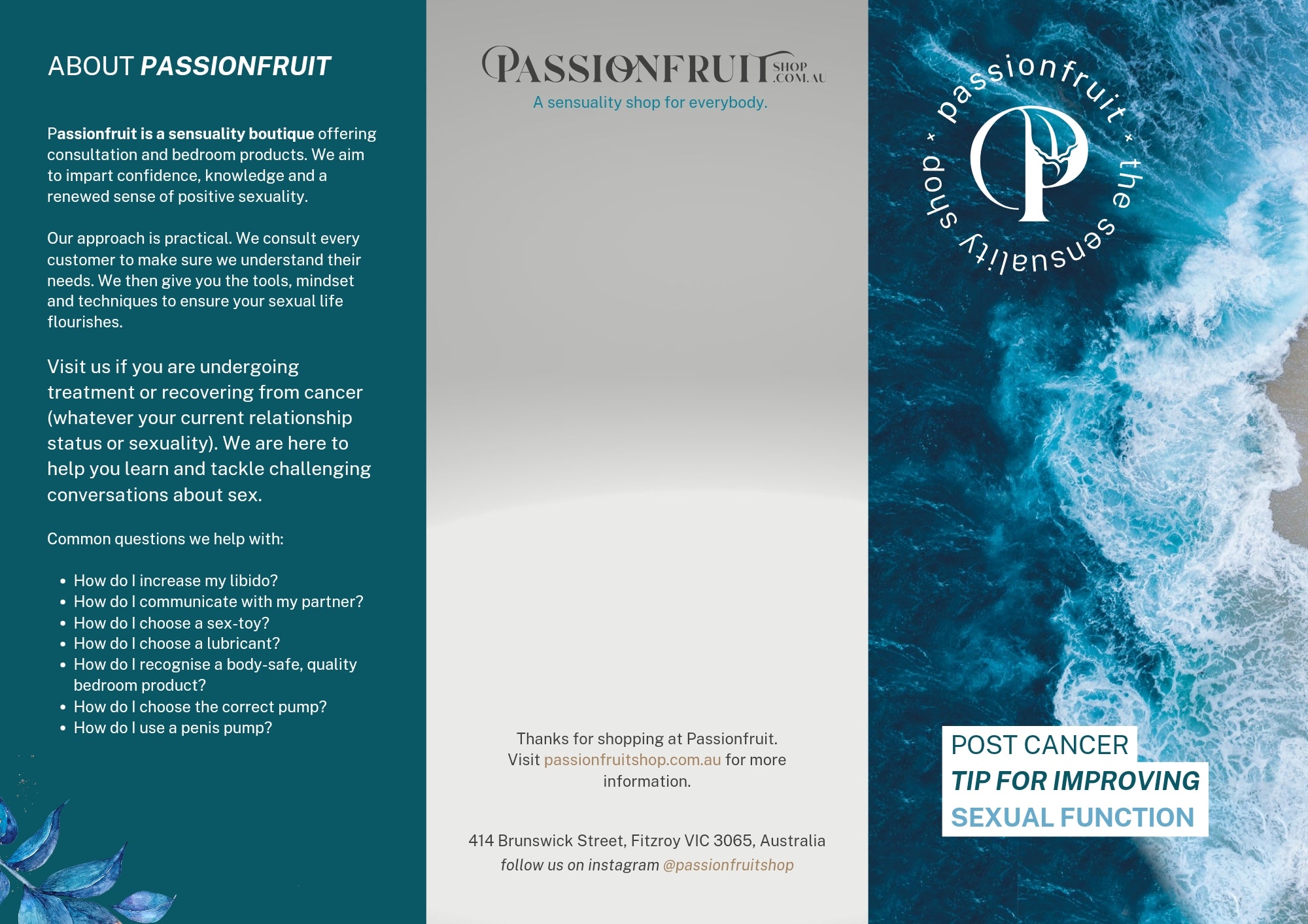 Professional Referral Pamphlets by Passionfruit