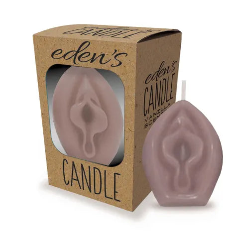 Eden's Vanilla Cunt Candles in Brown