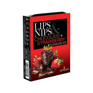 Lips & Nips Chocolate + Strawberry Pleasure Kit