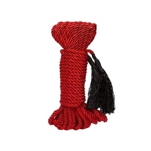 10M Bondage Rope with Tassels: Various Colours