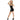 Snake Wetlook Mini Dress with Front Zipper