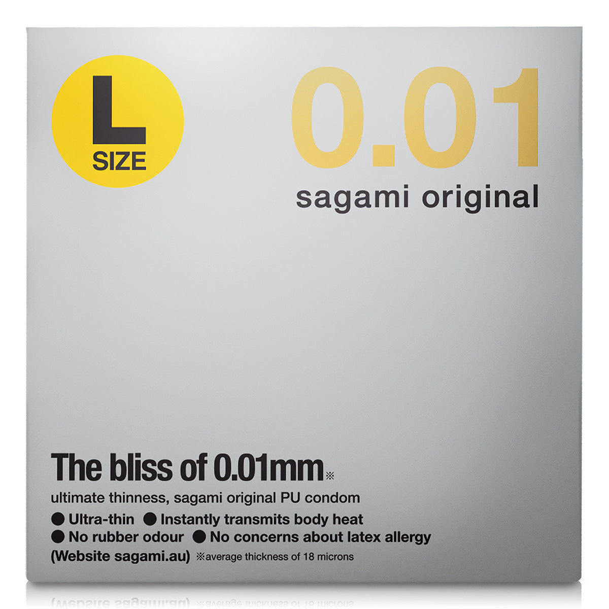 Sagami 0.01 Large Condom: Single Pack