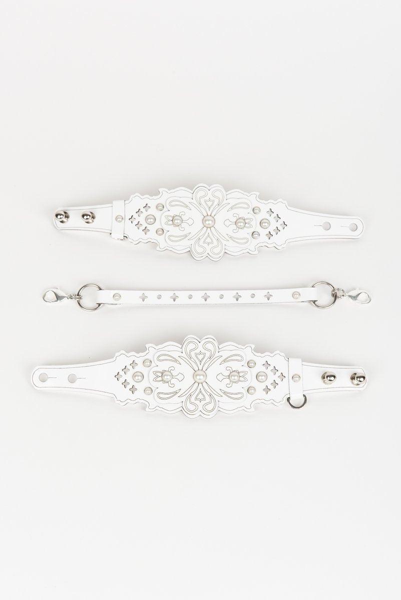 Bianco Handcuffs by Fräulein Kink - Passionfruit