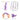 Dildo Plug Curvy: Various Sizes - Passionfruit