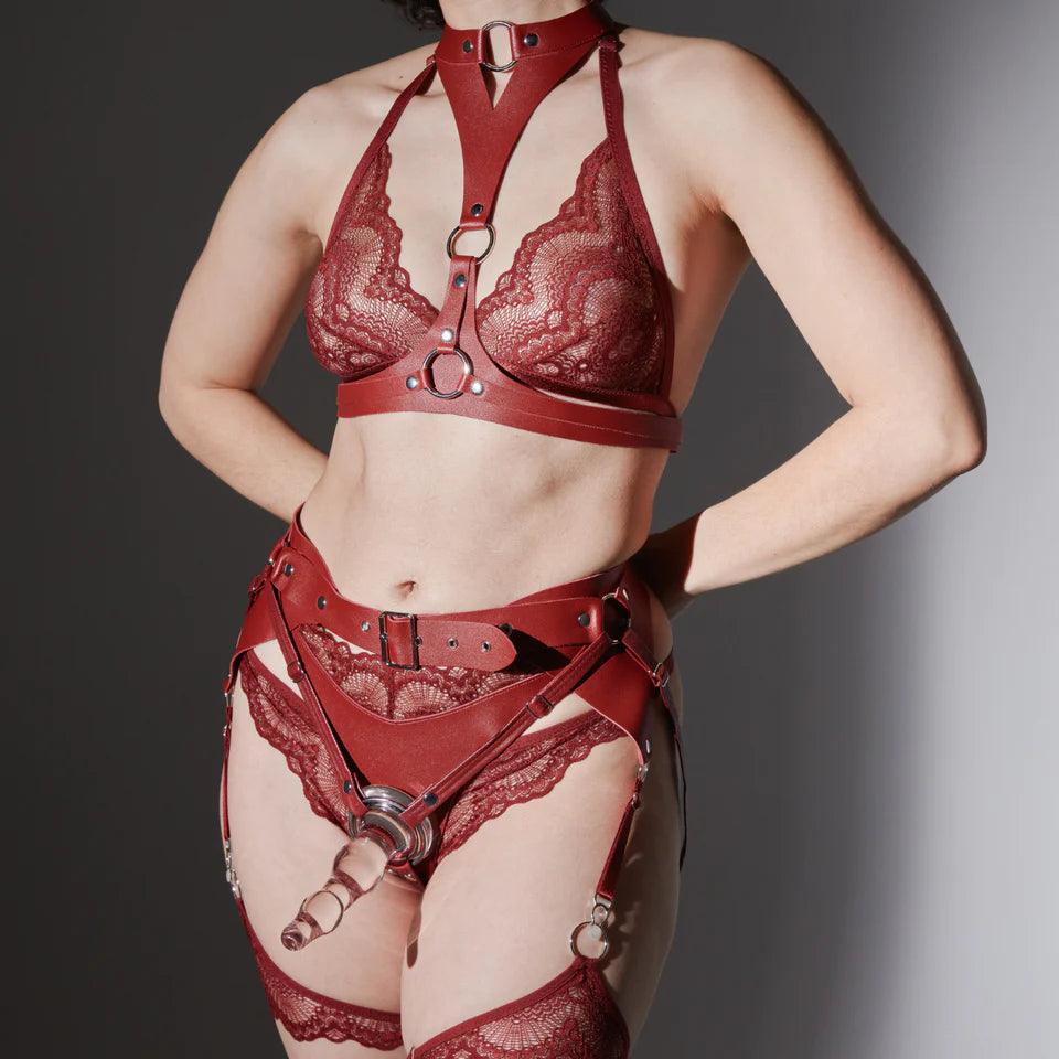 Heroine Harness Bra - Passionfruit