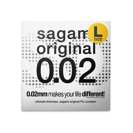 Sagami 0.02 Large Condom: Single Pack
