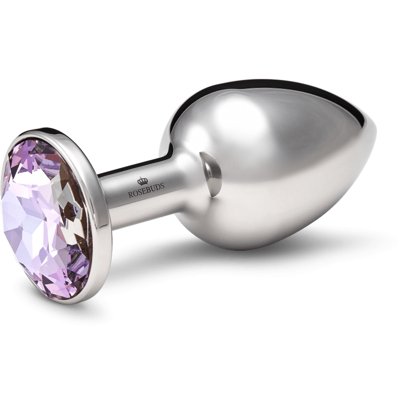 Julian Snelling Crystal Rosebud Plugs: Medium - Passionfruit