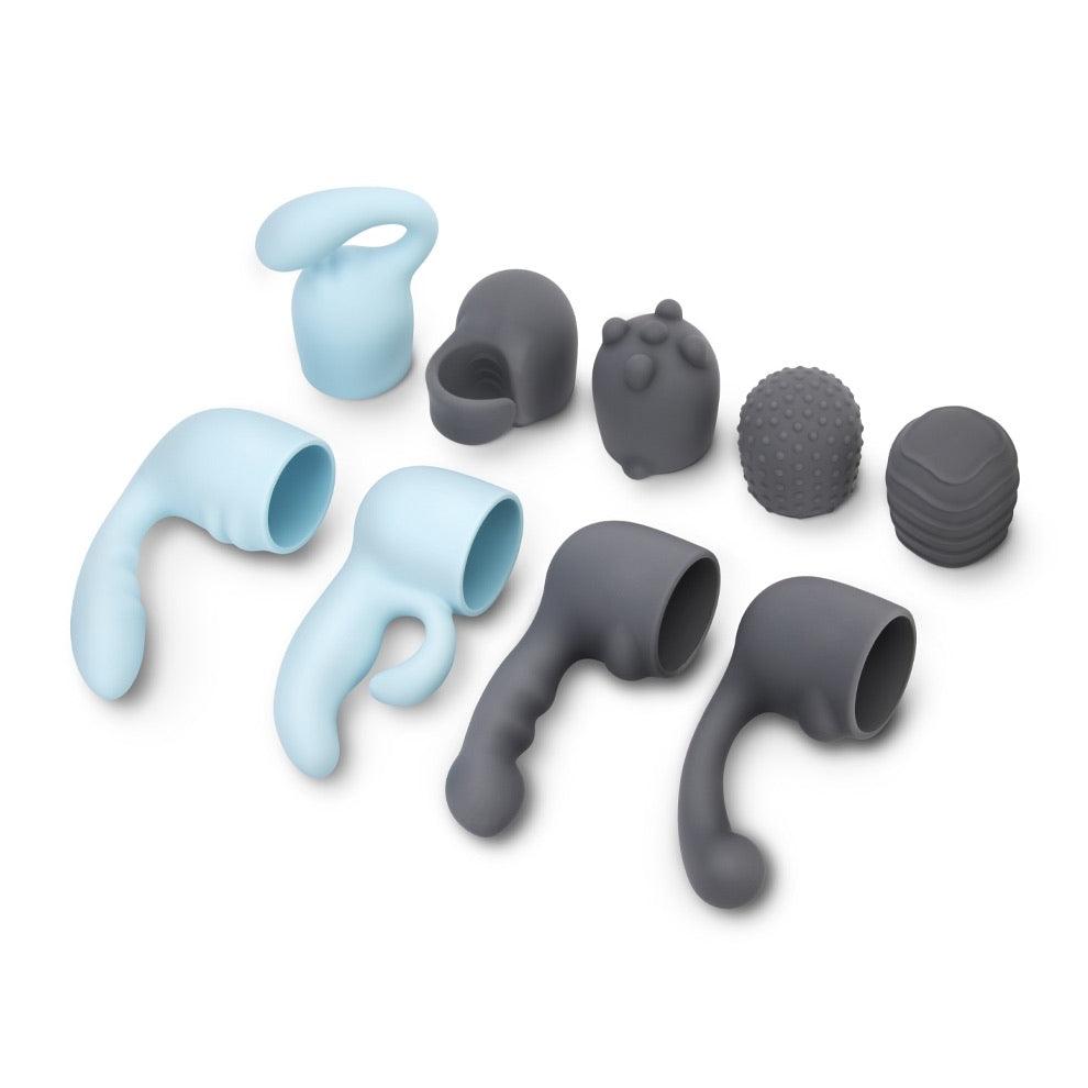 Le Wand Large Weighted Silicone Attachments: Various Styles - Passionfruit