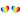 Rainbow Satin Nipple Pasties