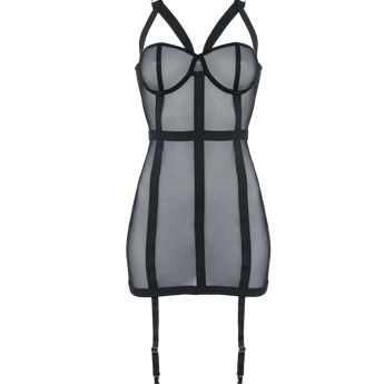 Mesh Corset Dress: Muse - Passionfruit