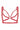Open Harness Bra Red - Regalia - Passionfruit