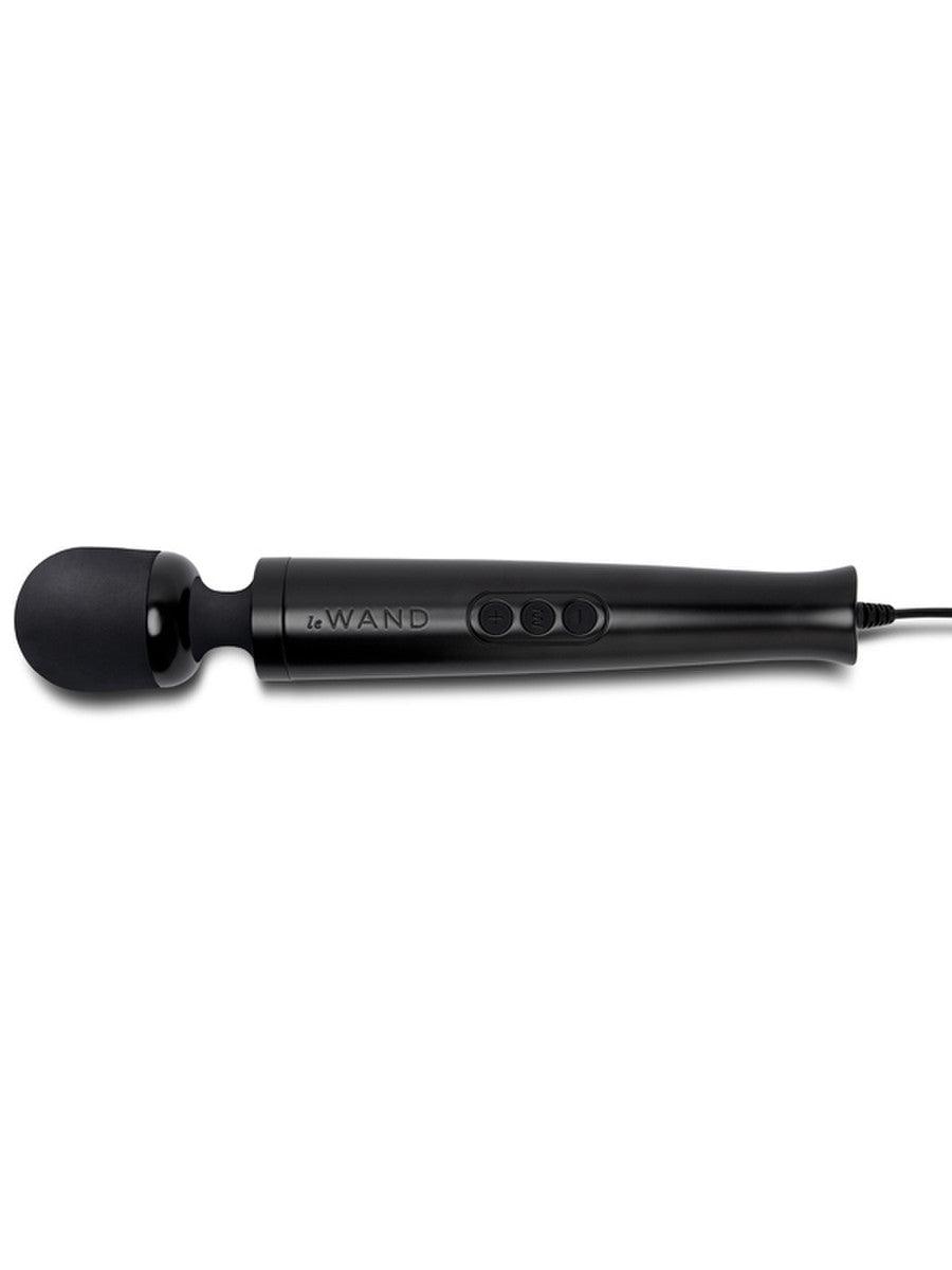 Plug In Die Cast Massager: Black - Passionfruit