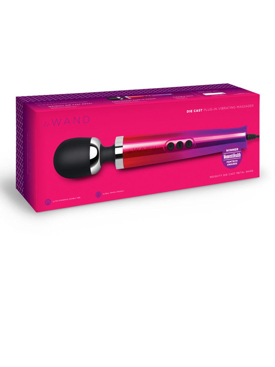 Plug In Die Cast Massager: Ombre - Passionfruit