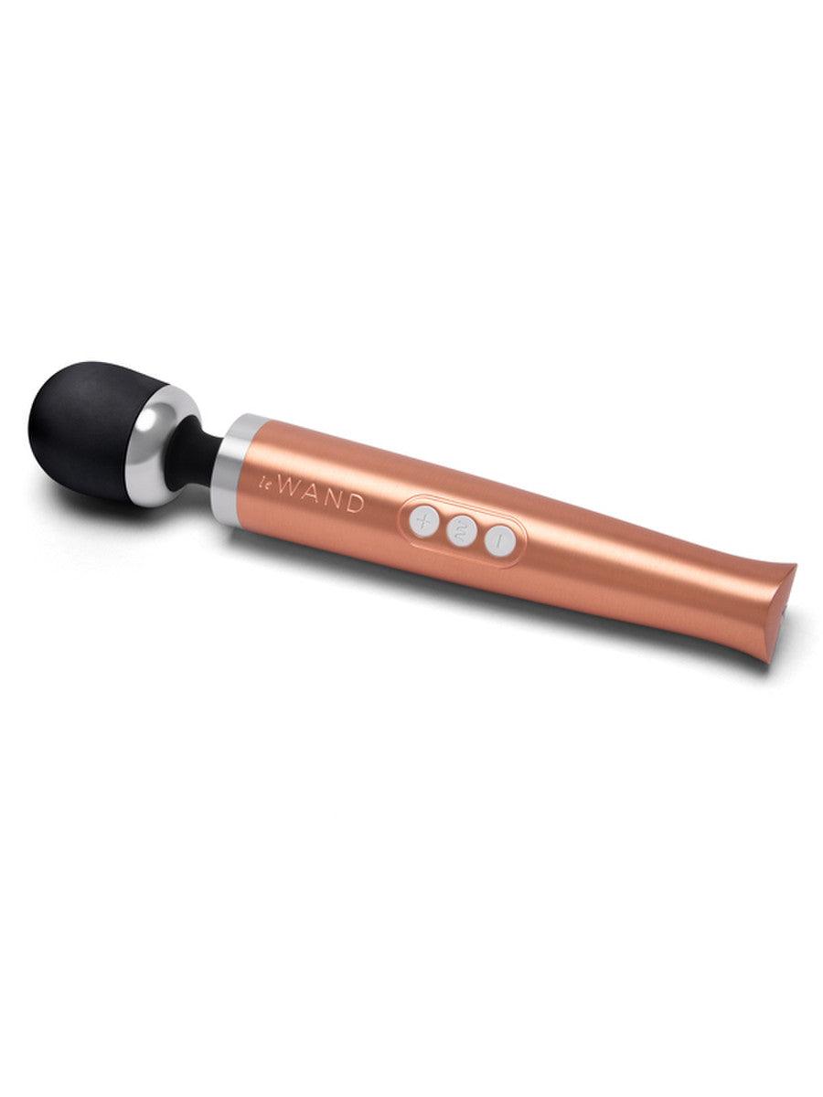 Rechargeable Die Cast Massager: Rose Gold - Passionfruit