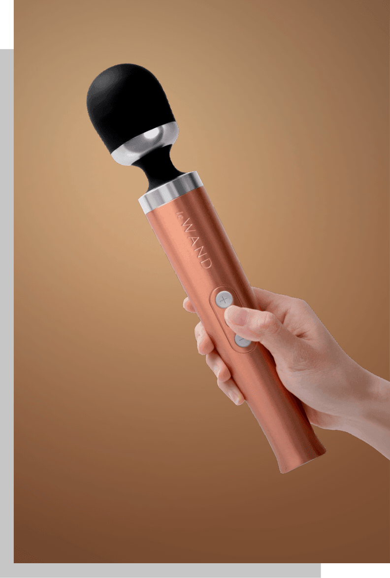 Rechargeable Die Cast Massager: Rose Gold - Passionfruit