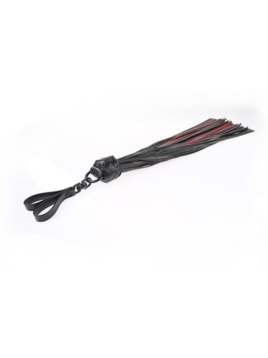 Saffron Finger Flogger: Vegan Leather - Passionfruit