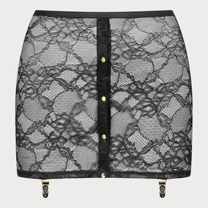 Lace Skirt with Suspenders