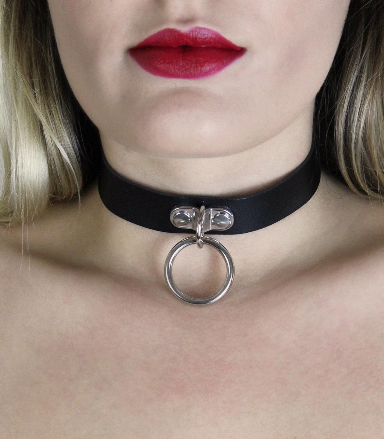 Vegan Collar with Single Ring - Passionfruit