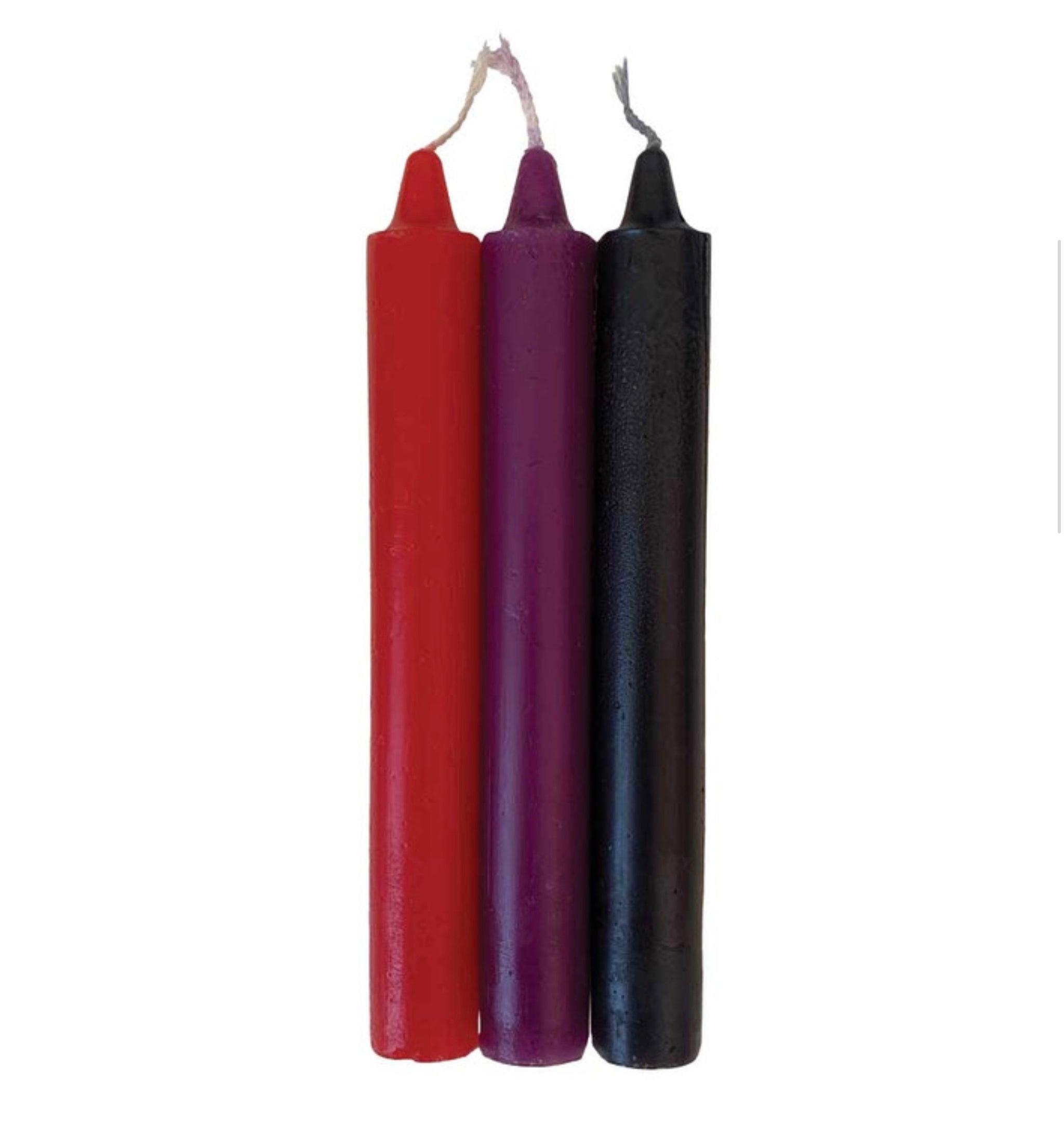 Velvetine Teasing Wax Candles: 3Pack - Passionfruit