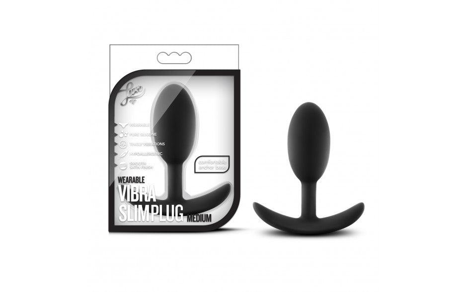 Vibra Slim Butt Plug: Medium - Luxe - Passionfruit 