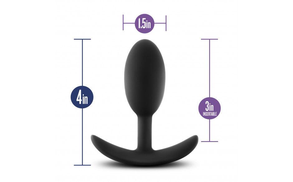 Vibra Slim Butt Plug: Medium - Luxe - Passionfruit 