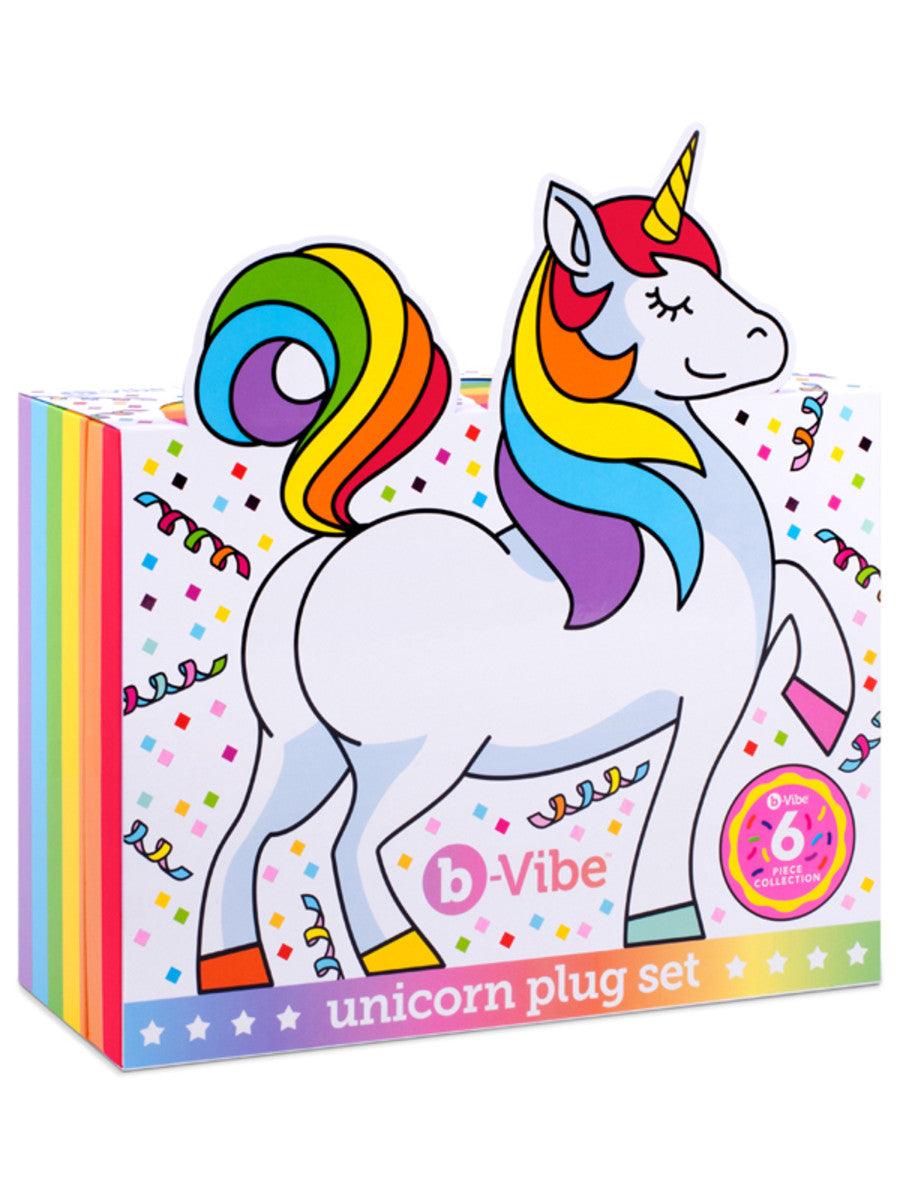 Unicorn Plug Set - B-Vibe - Passionfruit 
