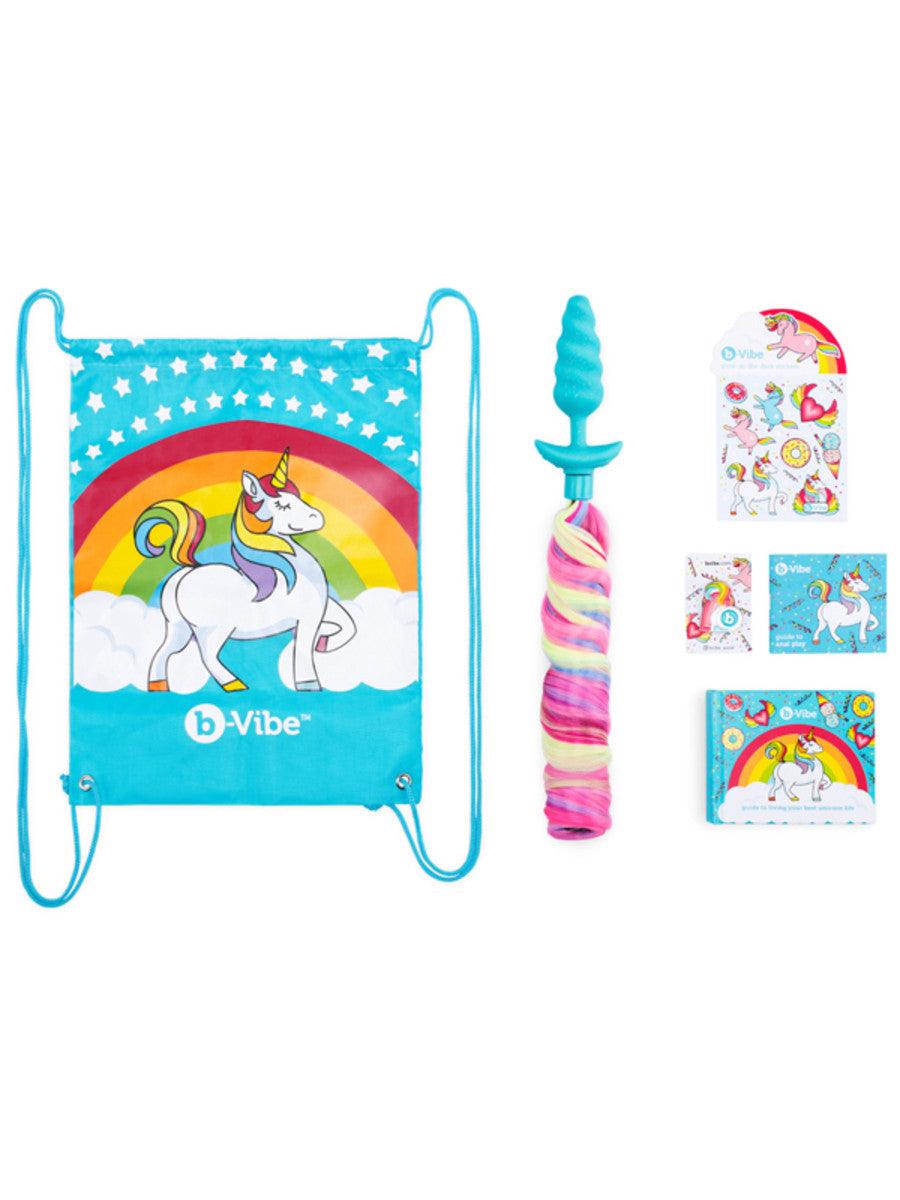 Unicorn Plug Set - B-Vibe - Passionfruit 