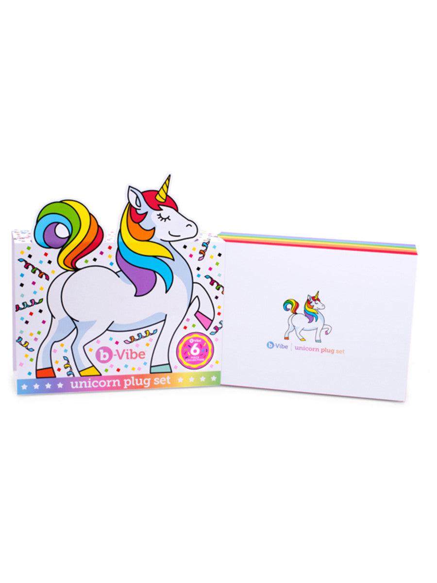 Unicorn Plug Set - B-Vibe - Passionfruit 