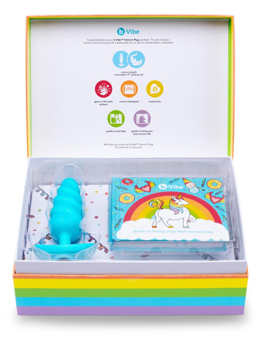 Unicorn Plug Set - B-Vibe - Passionfruit 