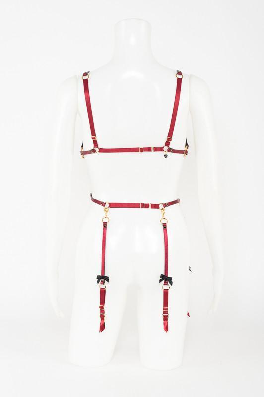 Cherry Playsuit by Fräulein Kink - Passionfruit 