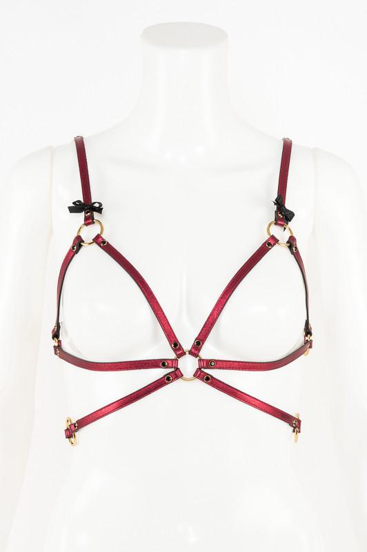 Cherry Playsuit by Fräulein Kink - Passionfruit 