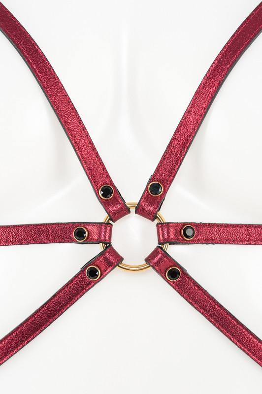 Cherry Playsuit by Fräulein Kink - Passionfruit 
